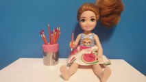 Doll Pencil DIY - Dollhouse Miniature Pencil DIY - Toothpick DIY - Back to School Shopping