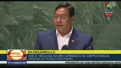 "Nuestro compromiso con el pueblo boliviano es que se haga justicia"