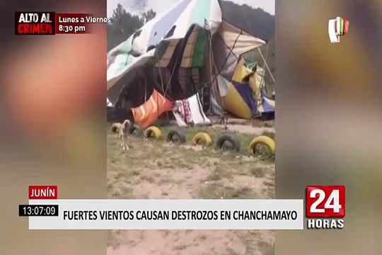 Tingo María: vientos huracanados causan destrozos
