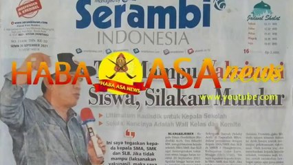 Reaksi Warga Aceh, Setelah Kepala Dinas Ancam Pecat Kepala Sekolah Jika tak mampu vaksinasi murid