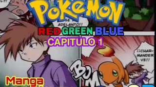 Pokemon Manga Red, Green, Blue Capitulo 1 Full Color Español