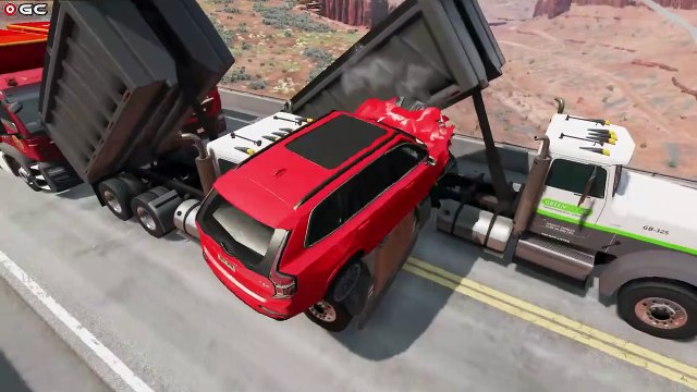 Cars VS High Brigde Jump Ramp #2 - BeamNg Drive