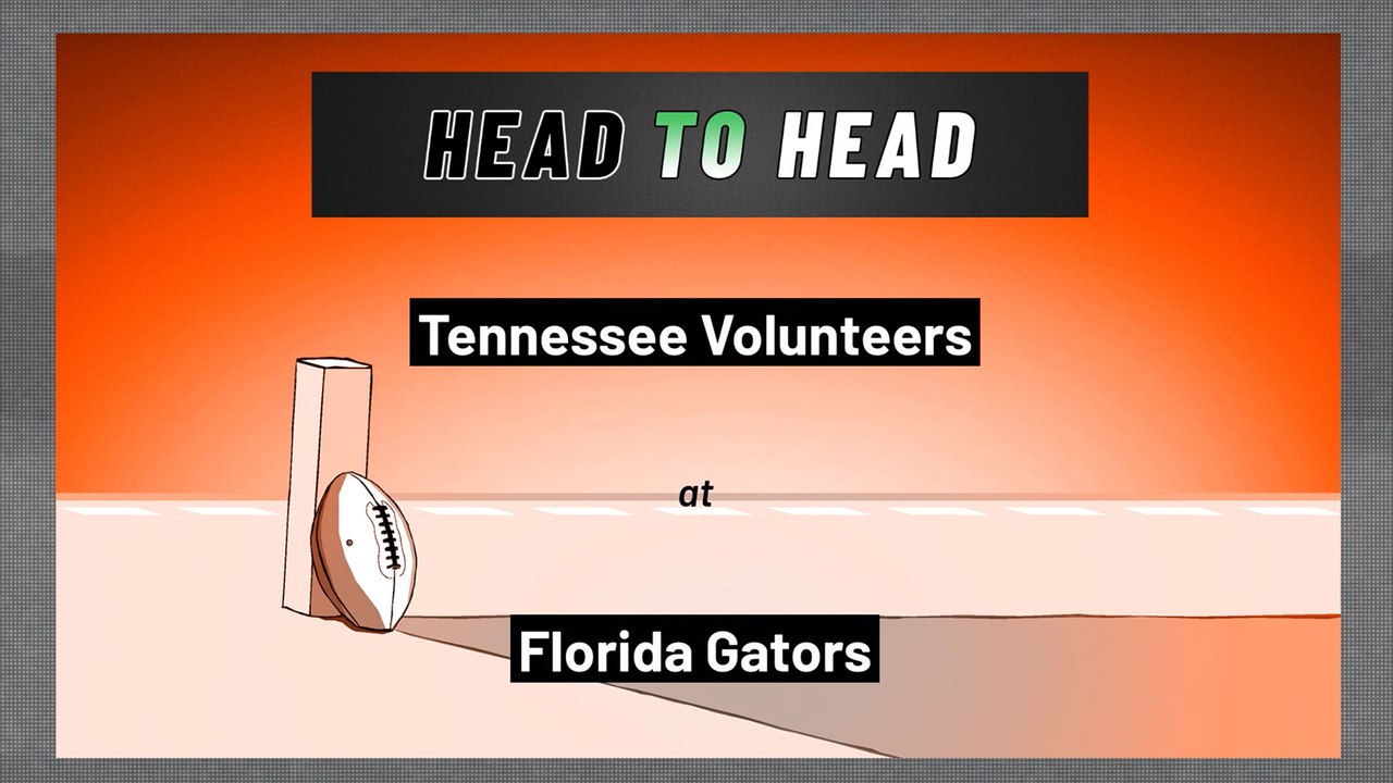 Florida Gators - Tennessee Volunteers - Spread