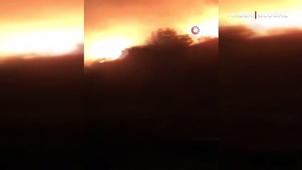 Mersin'de korkutan orman yangını