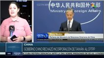 Gobierno de China rechaza acuerdo entre Taiwán y el Tratado de Libre Comercio Transpacífico