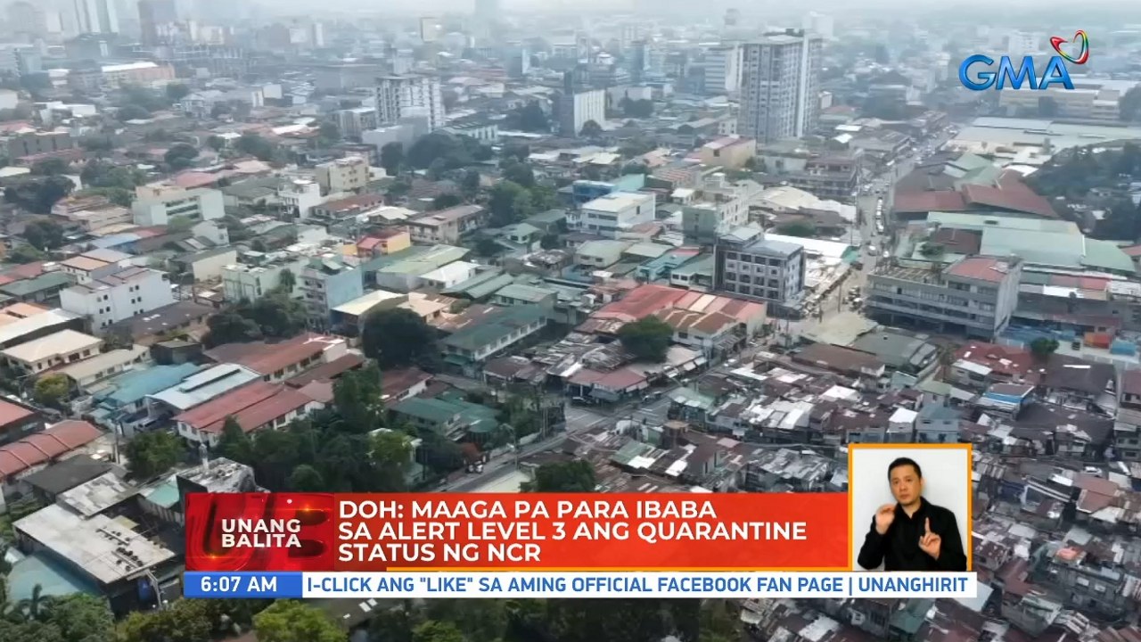 DOH: Maaga pa para ibaba sa alert level 3 ang quarantine status ng NCR | UB