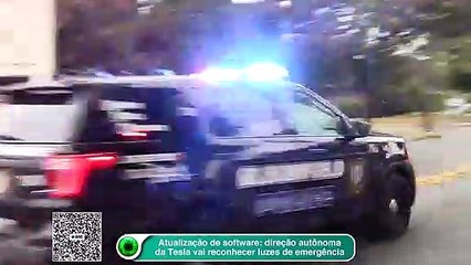 Atualização de software: direção autônoma da Tesla vai reconhecer luzes de emergência
