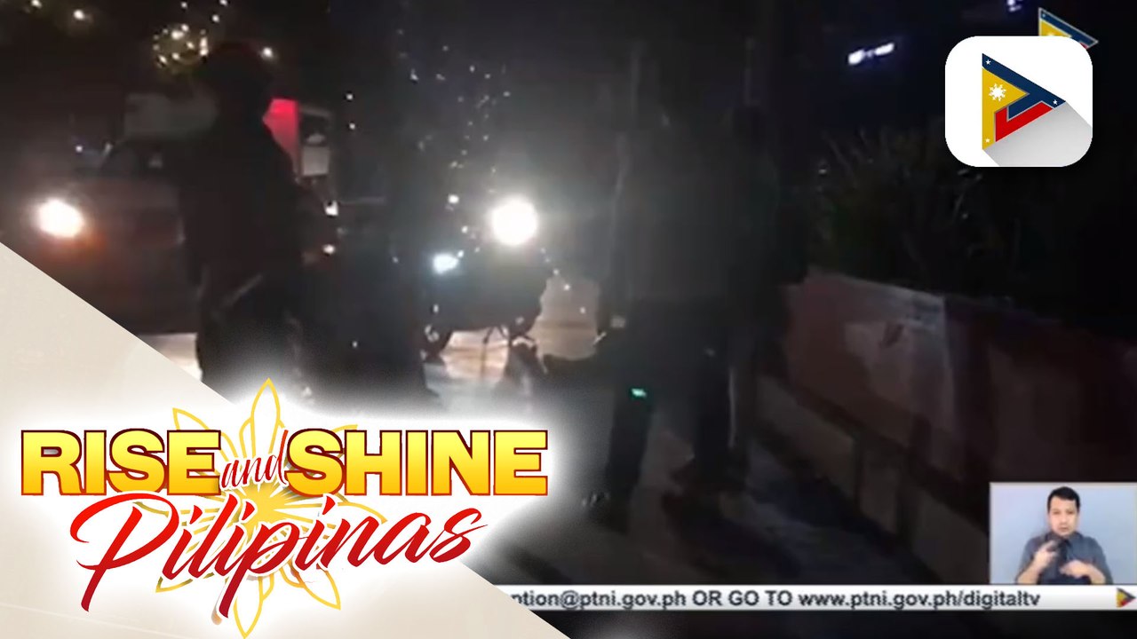 Rider at angkas nito, sugatan matapos makabangga ng isa pang motorsiklo sa Roxas Blvd.