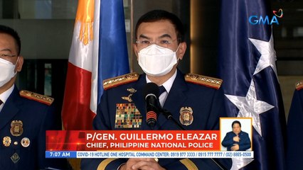 P/Gen. Eleazar: Mga pulis na mapatutunayang nagkasala sa anti-drug operations, pananagutin | UB