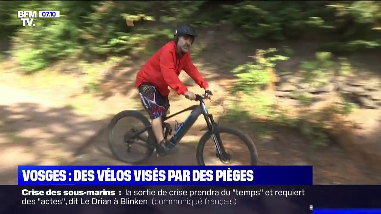 Planche de clous, fil barbelé sur des sentiers...: des VTTistes visés par des pièges dans les Vosges