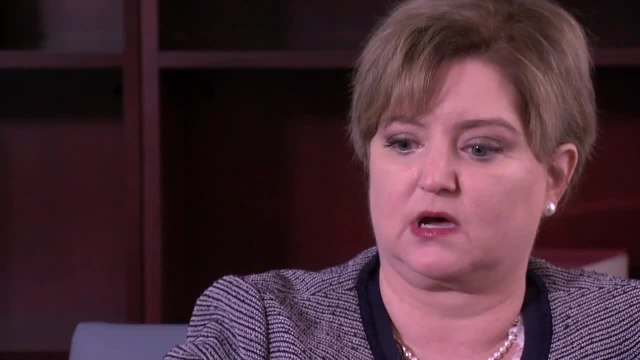 County Attorney Allister Adel declines to answer protest questions during interview