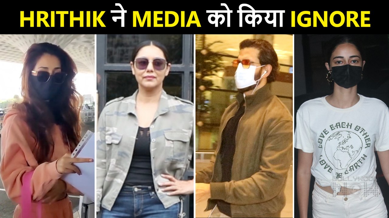 Hrithik Arrives In His Luxurious Car, IGNORES M...