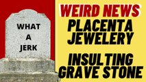 Placenta Jewelery, Insulting Gravestone, Taco Bell Subscription