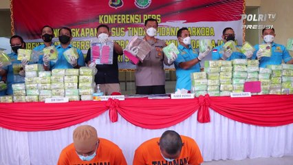 Selama 9 Bulan, Polda Lampung Ungkap Ratusan Kilogram Narkotika