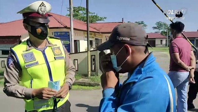 Cegah Kerumunan, Polres Sambas Gelar Operasi Patuh Kapuas 2021