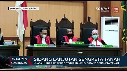 Kuasa Hukum Pemkab Ditegur Hakim Di Sidang Sengketa Tanah