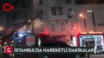 Emre Kınay'ın Oyunculuk Atölyesinin bulunduğu binada çıkan yangın korkuttu