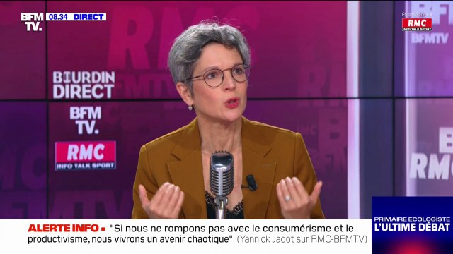 Sandrine Rousseau: L'écologie doit être associée à une redistribution et à une diminution des inégalités.