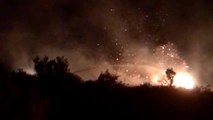 Mersin’de orman yangını: 10 dönüm alan ile 2 bahçe zarar gördü