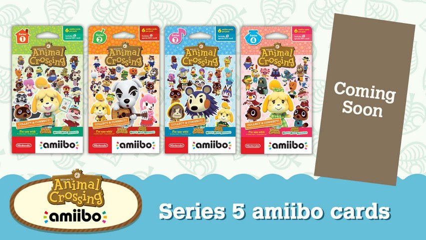 La série 5 des cartes Amiibo Animal Crossing arrive bientôt ! - Vidéo  Dailymotion