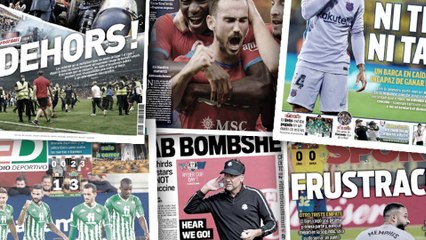 La presse espagnole taille sans retenue le FC Barcelone, le Real Madrid déjà totalement sous le charme d'Eduardo Camavinga