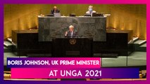 Boris Johnson, UK Prime Minister At UNGA 2021: Humanity Must Grow Up And Face Climate Change
