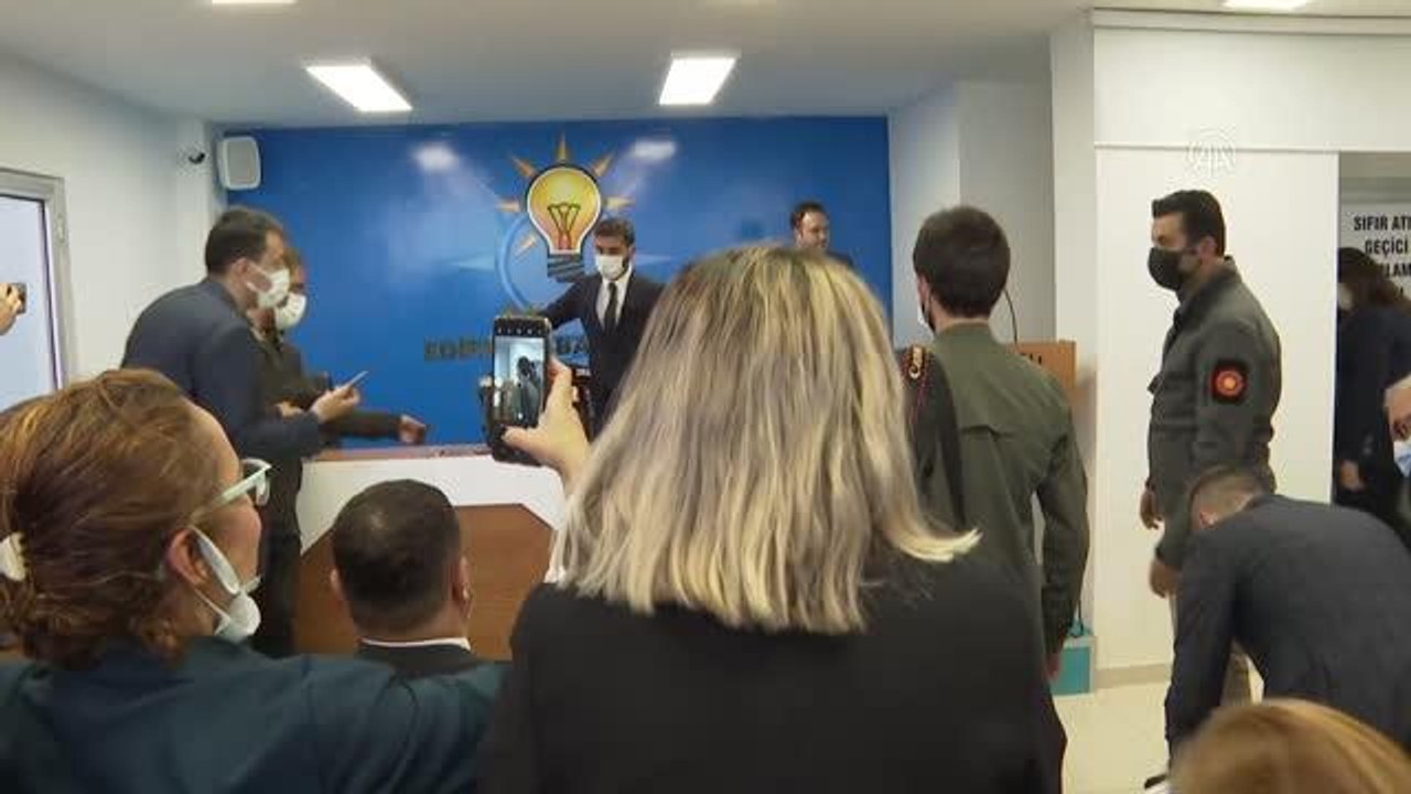 Adalet Bakanı Abdulhamit Gül, AK Parti Edirne İl Başkanlığında konuştu