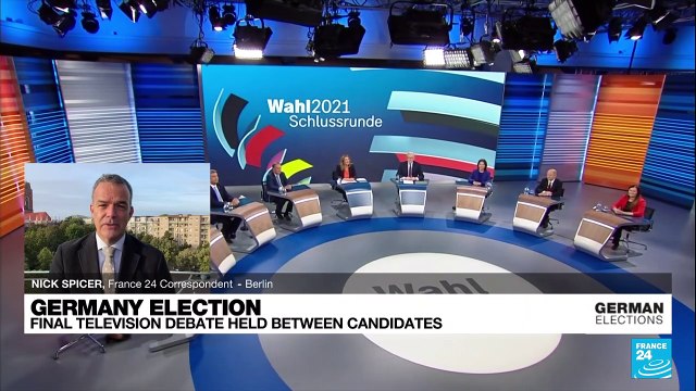 Germany election: Merkel rivals plead for stronger Europe in final election debate