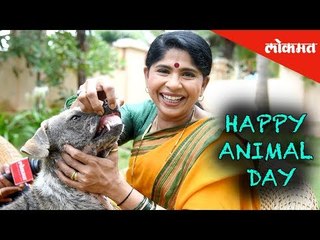 Marathi Actress Atish Naik shares about her love for her pet Dog | #WorldAnimalDay