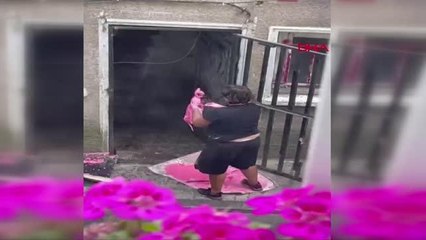 Son dakika gündem: ŞİŞLİ'DE TEDİRGİN EDEN GÖRÜNTÜ; ÖLÜ KEDİYİ BOYAYIP PENCEREYE ASTI