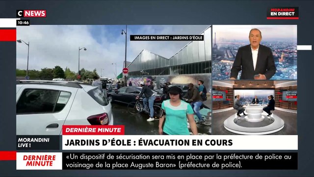 Le préfet de police de Paris lance l'évacuation ce matin des consommateurs de crack près des Jardins d'Eole