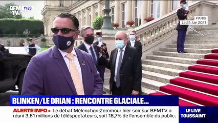 Affaire des sous-marins: rencontre glaciale entre Jean-Yves Le Drian et son homologue américain Antony Blinken