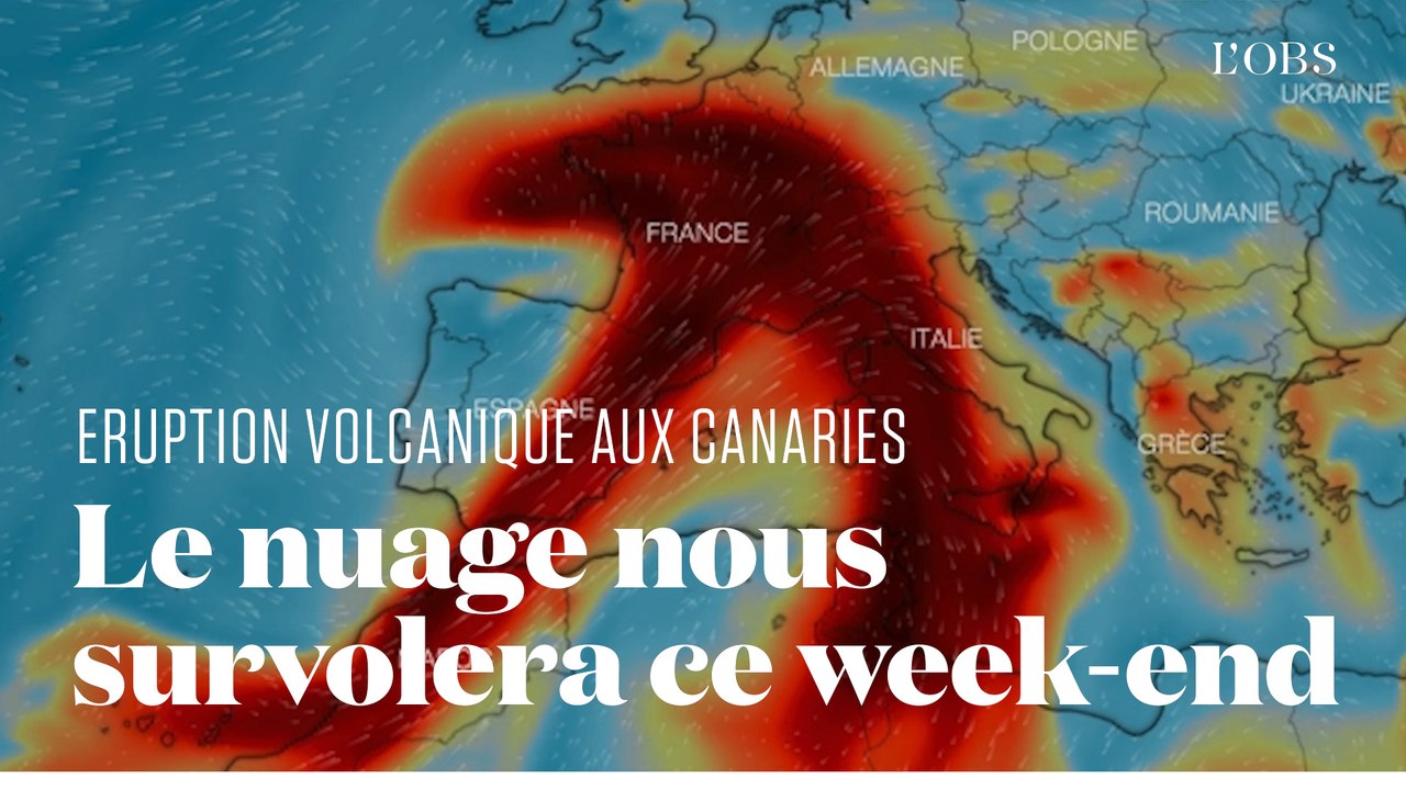 Le dioxyde de soufre libéré par le volcan de La...
