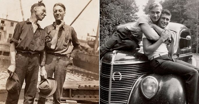 Ces vieilles photos de couples homosexuels montrent que l'amour entre hommes a toujours existé