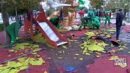 Çocuk parkında PKK sembolleri davasında 3 kişinin hapsi istendi