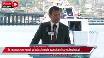 İstanbul’un “yerli ve milli” deniz taksileri suya indirildi