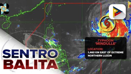 PTV INFO WEATHER: Typhoon Mindulle, posibleng pumasok sa PAR mamayang gabi o bukas ng madaling araw