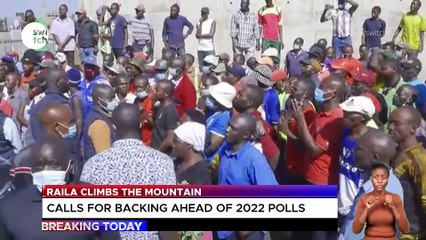Raila calls for Mt. Kenya backing ahead of 2022 polls