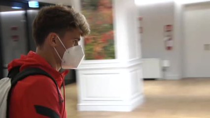 El Atlético llega a Italia para su encuentro ante el Milan