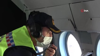 Kuzey Marmara Otoyolu helikopterle denetleniyor