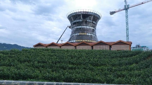 Dev çay bardağına demlenmiş çay teleferik ile taşınacak