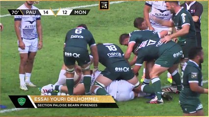 TOP 14 - Résumé Section Paloise-Montpellier Hérault Rugby: 23-22 - J04 - Saison 2021/2022