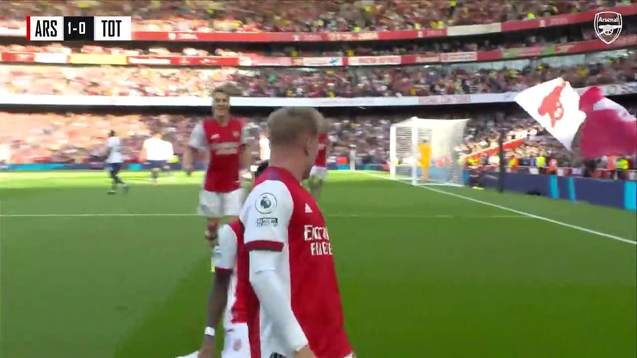 HIGHLIGHTS _ Arsenal vs Tottenham Hotspur (3-1) _ Smith Rowe, Aubameyang, Saka