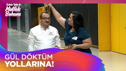 Gökçe hanımın Turgay bey'e jesti -  Zahide Yetiş ile Mutfak Bahane 24 Eylül 2021