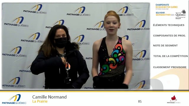 CSS 2022 et SGE 2021 - Pré-Novice Dames Groupe 1 Prog. Libre - Pré-Novice Dames Groupe 2 Prog. Libre - Pré-Novice Messieurs Prog. Libre - Novice Messieurs Prog. Libre