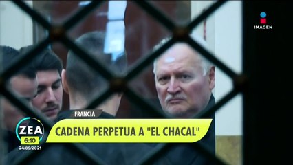 Condena de cadena perpetua a "El Chacal"