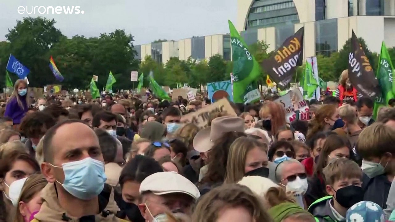 24. September 2021: Greta Thunberg beim Klimastreik in Berlin