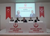 BBP Genel Başkanı Destici, Bursa'da açıklamalarda bulundu