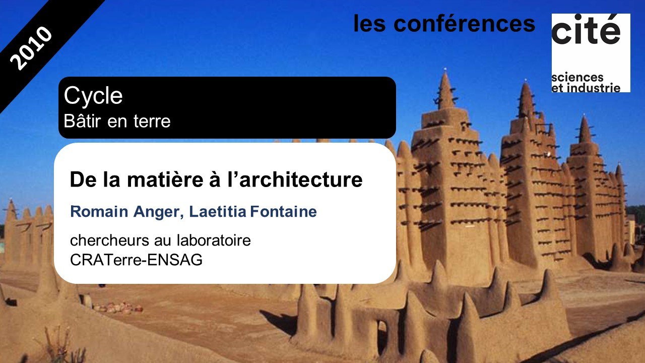 De la matière à l'architecture