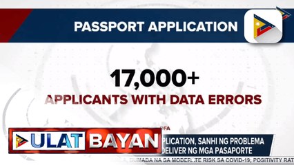 Data errors sa passport application, sanhi ng problema sa pagproseso at pagdedeliver ng mga passport